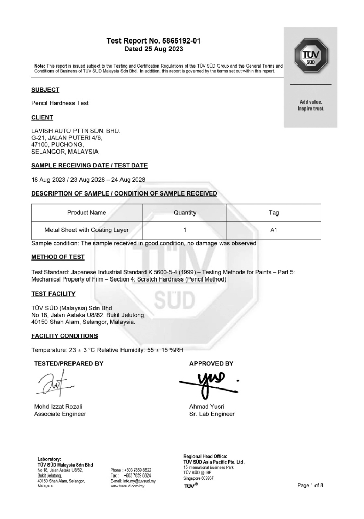TUV Test Report