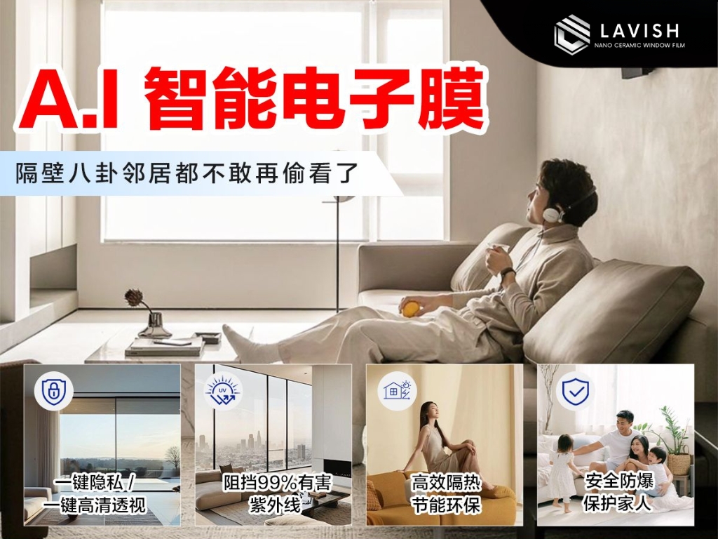 LAVISH® A.I 智能调光膜